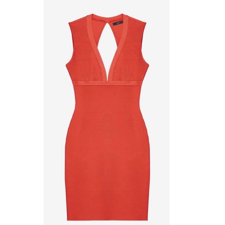 Bcbgmaxazria Oralie Dress In Red